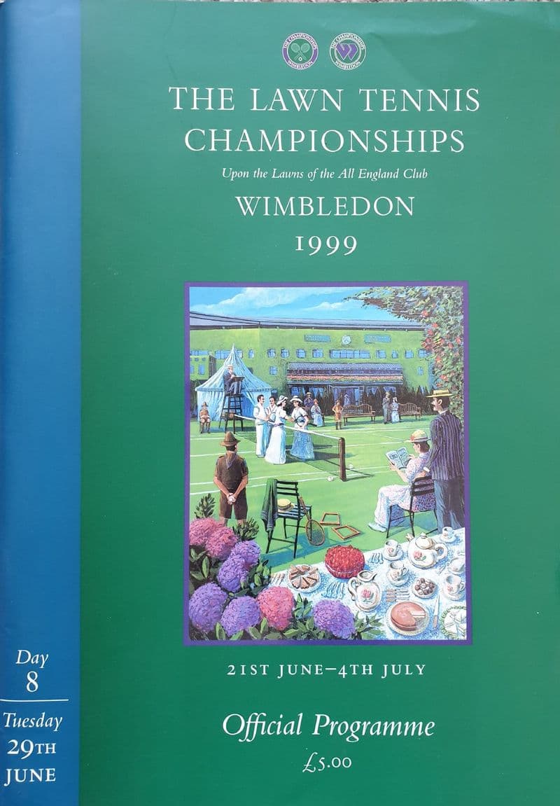 Wimbledon Championships Programme (1999, Jun 29th, Day 8)