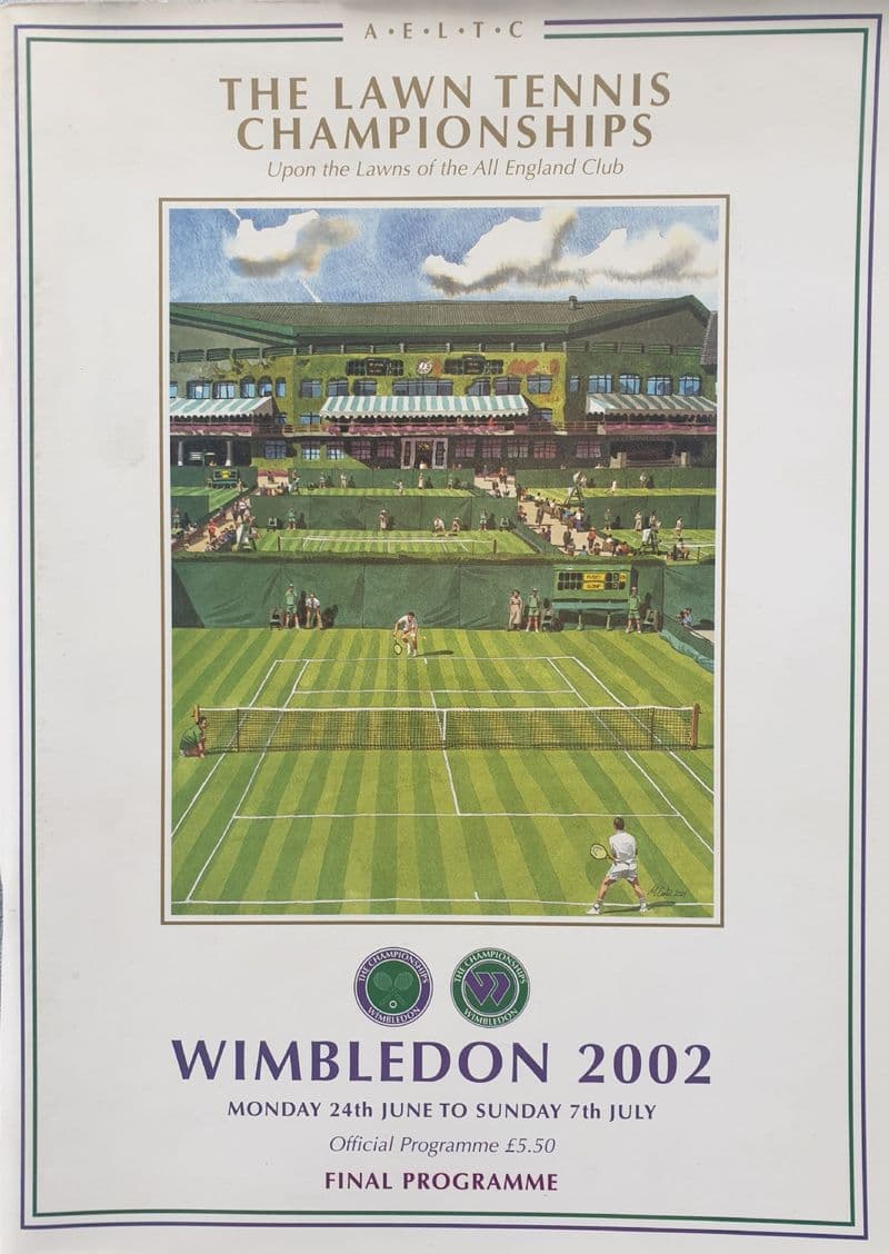 Wimbledon Championships Programme (2002, Final Programme)