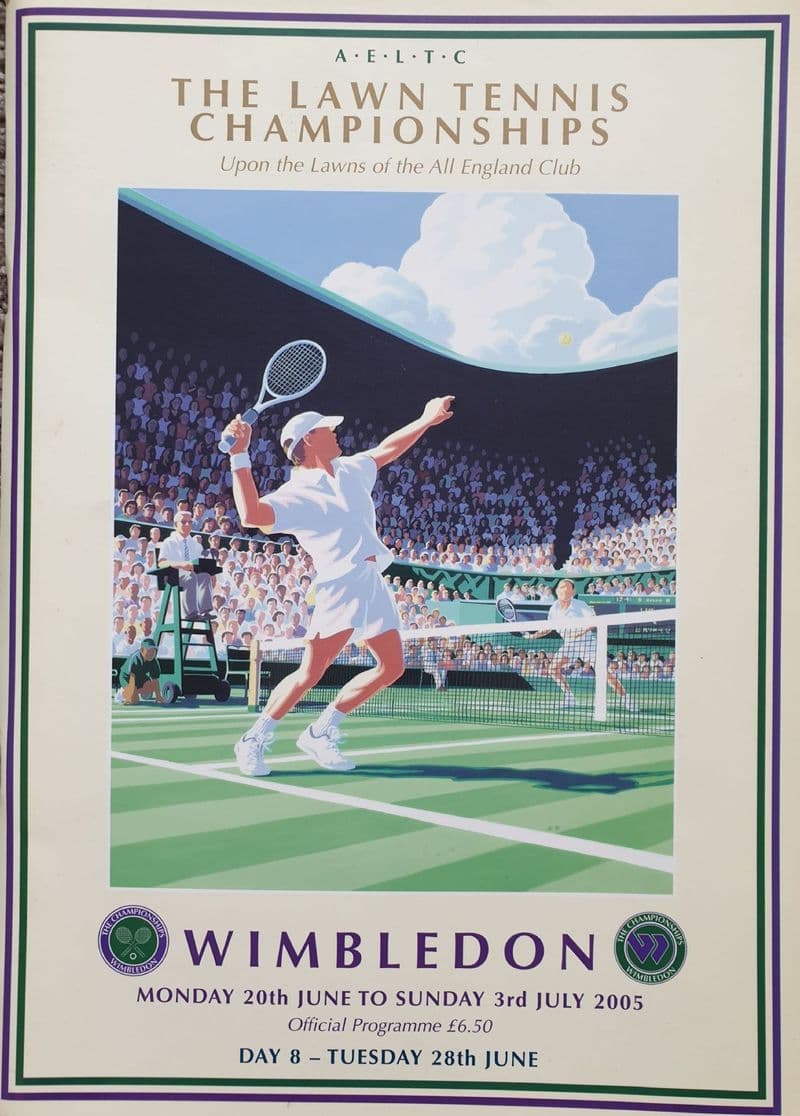 Wimbledon Championships Programme (2005, Jun 28th,  Day 8)