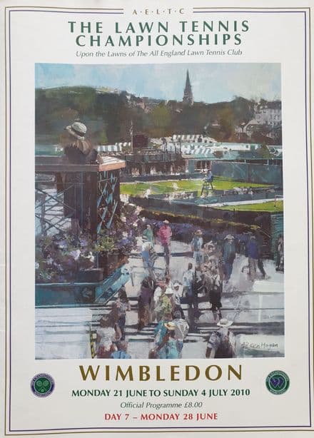 Wimbledon Championships Programme (2010, Jun 28th, Day 7)