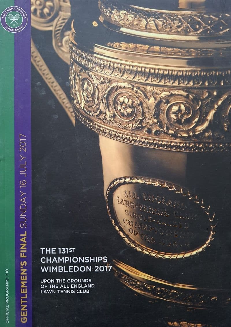 Wimbledon Championships Programme (2017, July 16th, Day 13)