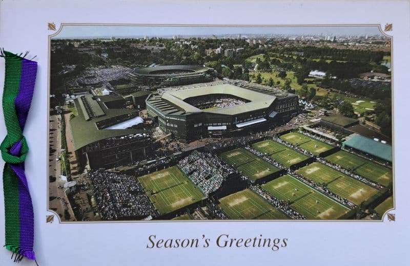 Wimbledon Christmas Card (from Buzzer & Lois Hadingham)
