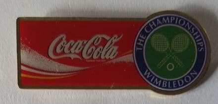 Wimbledon Coca-Cola (Large Horizontal) Pin Badge