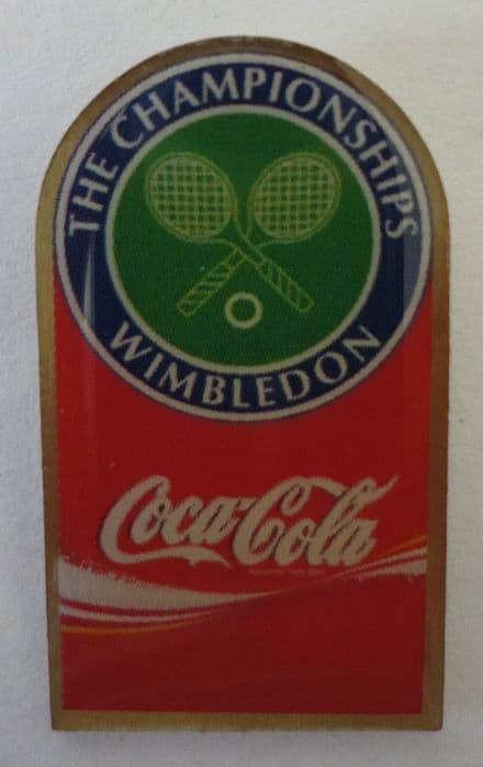 Wimbledon Coca-Cola (Vertical) Pin Badge