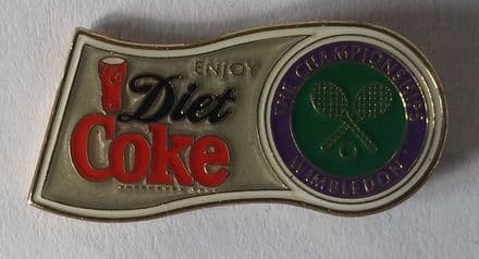 Wimbledon Diet Coke Pin Badge