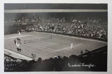 Wimbledon Ladies Singles Trim Card (Unused)
