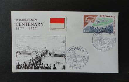 Wimbledon (Monaco) Centenary First Day Cover