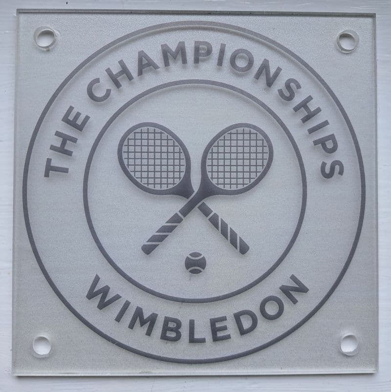 Wimbledon Square Wall Plaque