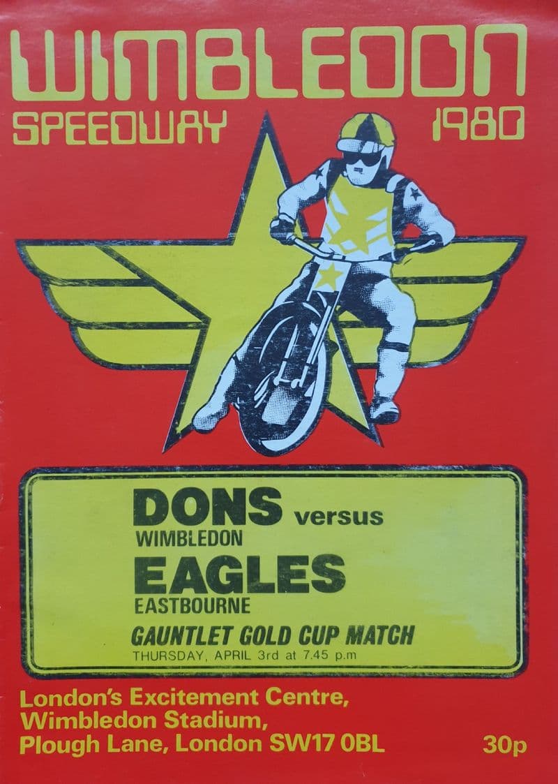 Wimbledon v Eastbourne (1980, Apr 3rd)