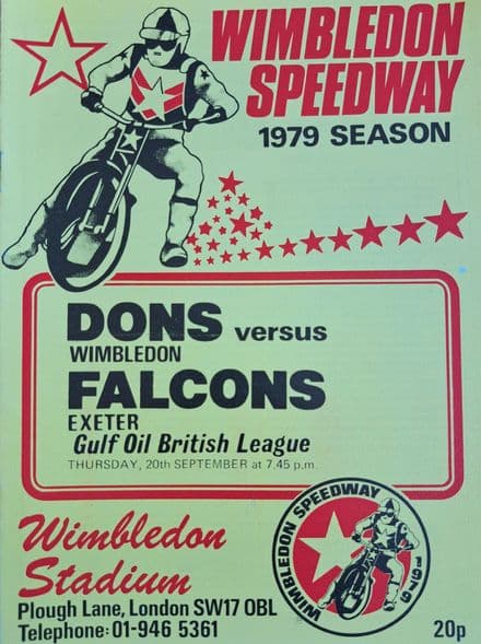 Wimbledon v Exeter (1979, Sep 20th)