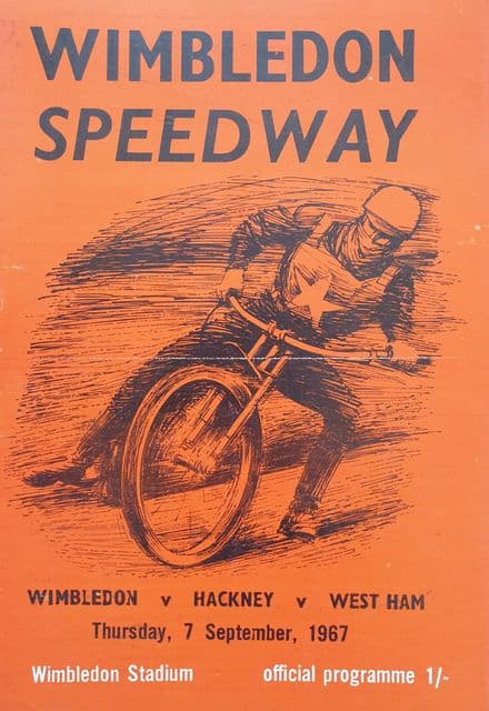 Wimbledon v Hackney v West Ham (1967, Sep 7th)