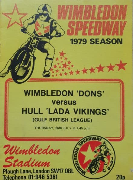 Wimbledon v Hull (1979, Jul 26th)