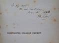 Winchester College Cricket by EB Noel (1926, SIGNED)