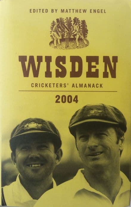 Wisden (2004) 141st Edition ed by Graeme Wright (Hard Cover - Good Condition)