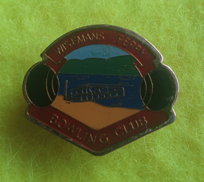 Wiseman's Ferry Bowling Club Enamel Pin Badge