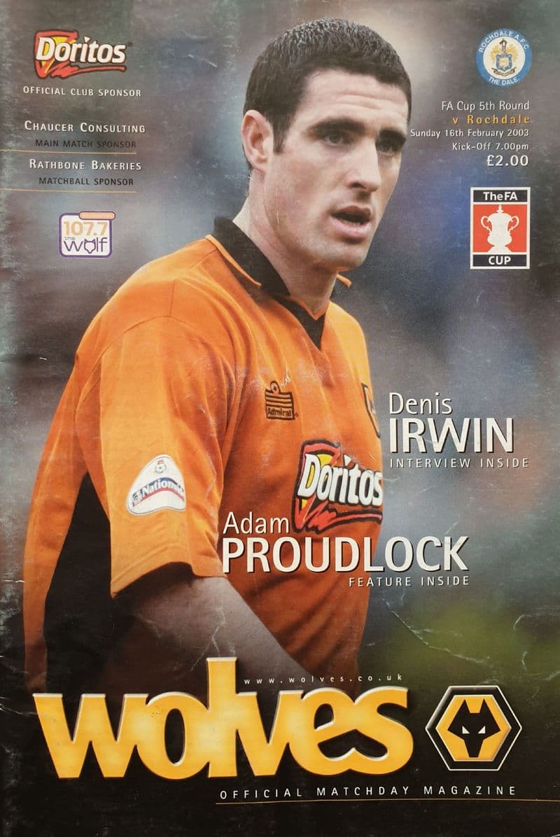 Wolverhampton Wanderers v Rochdale (2003, Feb 16th)