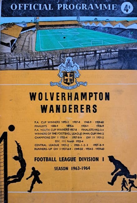 Wolves v Arsenal, Div 1 (1963, Dec 14th)
