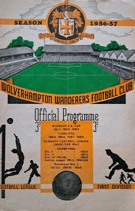 Wolves v Borussia Dortmund, Div 1 (1957, Mar 27th)