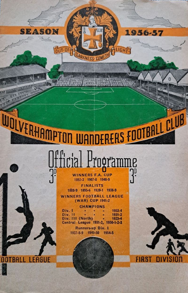 Wolves v Borussia Dortmund, Div 1 (1957, Mar 27th)