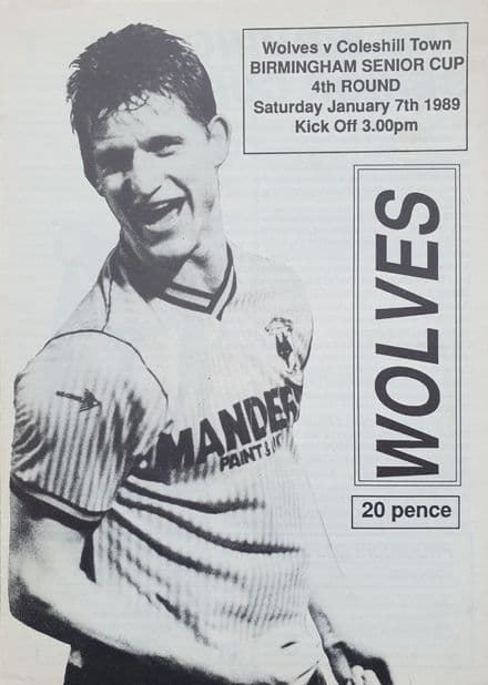 Wolves v Coleshill Town (1989, Jan 7th)