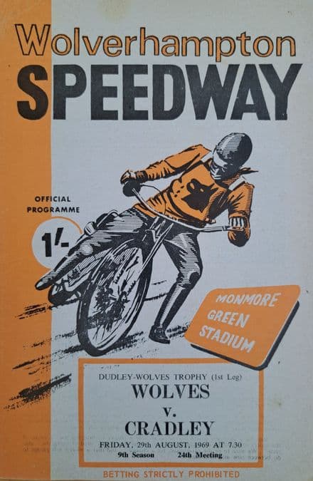 Wolves v Cradley (1969, Aug 29th)