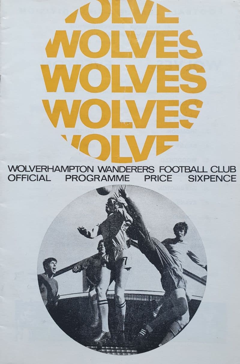 Wolves v Everton, Div 1 & FLR (1968, Jan 6th)