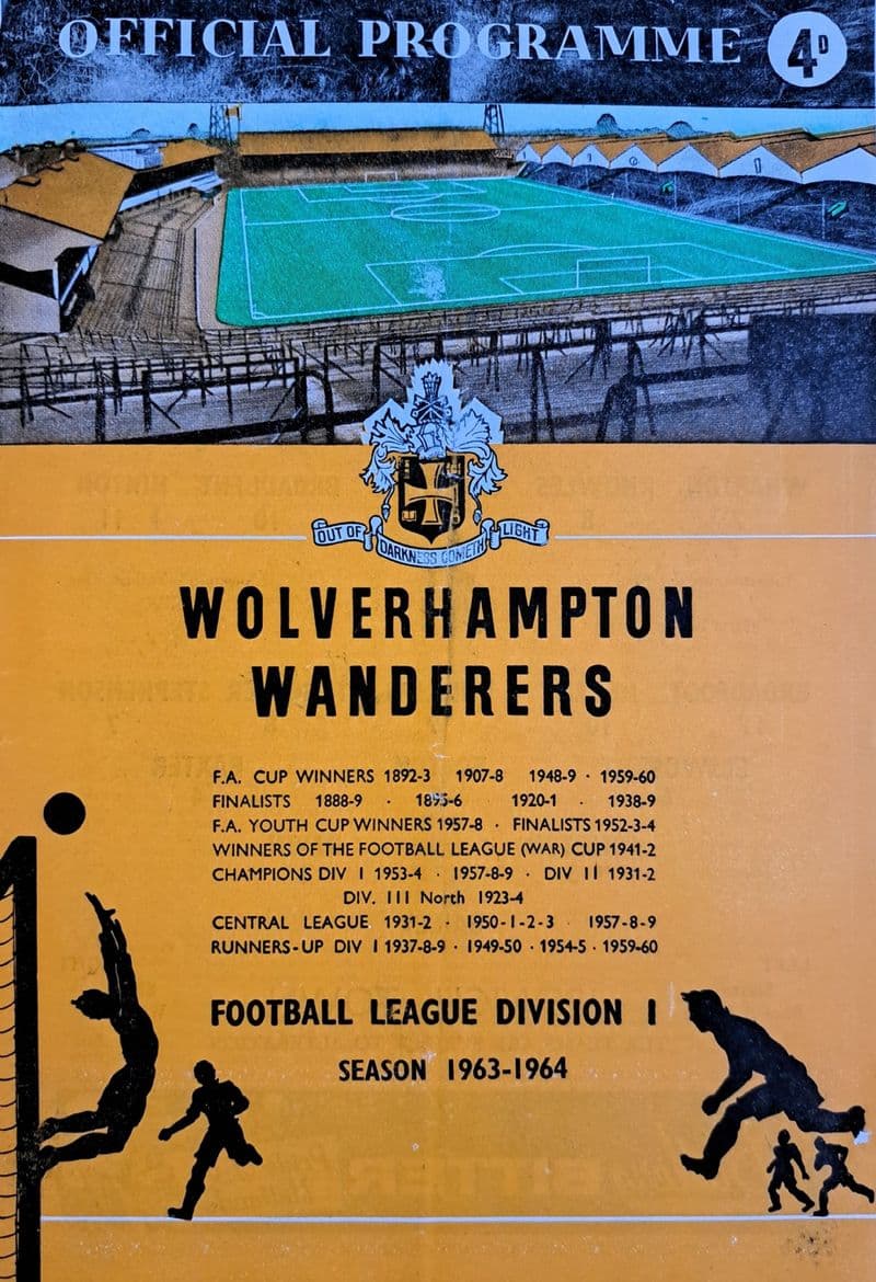 Wolves v Ipswich Town, Div 1 (1963, Nov 16th)