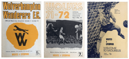 Wolves v Liverpool, Division 1 (1971 to 1973)