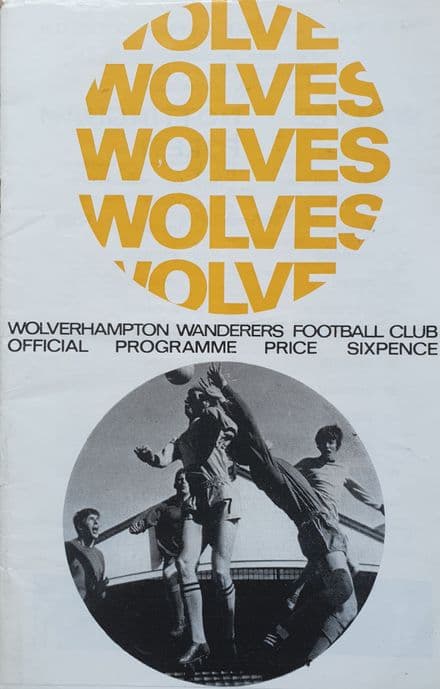 Wolves v Nottingham Forest, Div 1 & FLR (1968, Apr 6th)