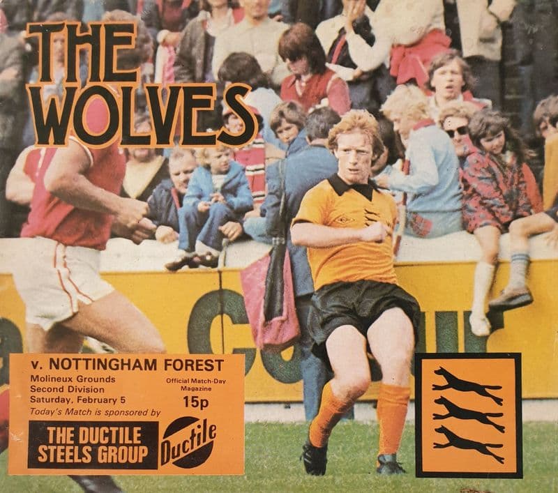 Wolves v Nottingham Forest, Div 2 (1977 Feb 5th)