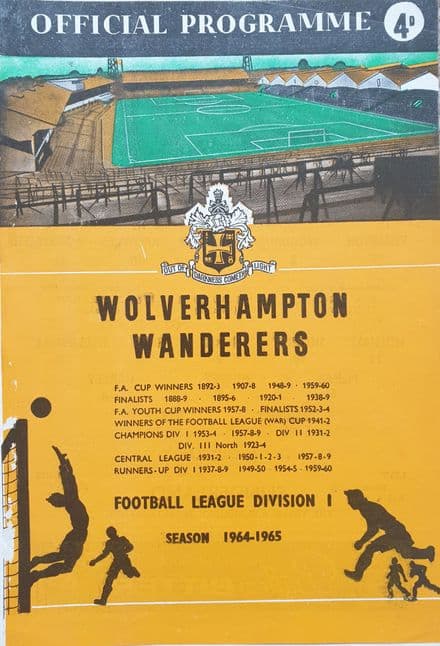 Wolves v Sunderland, Division 1 (1965, Apr 20th)