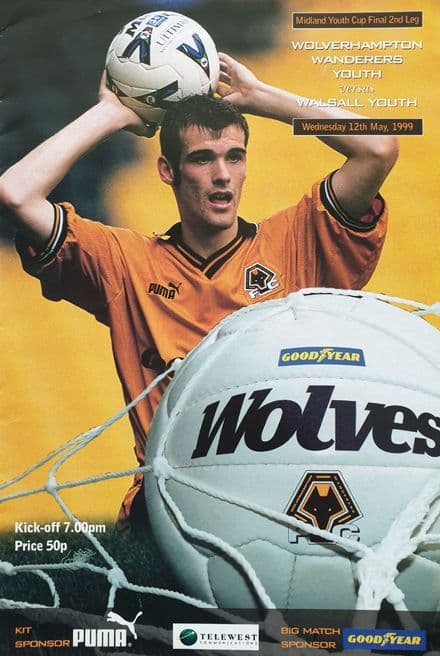 Wolves v Walsall, Midland Youth Cup F (1999, May 12th)