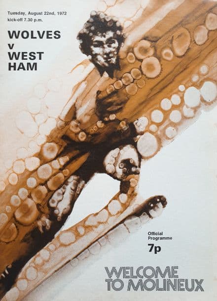 Wolves v West Ham, Div 1 (1972, Aug 22nd)