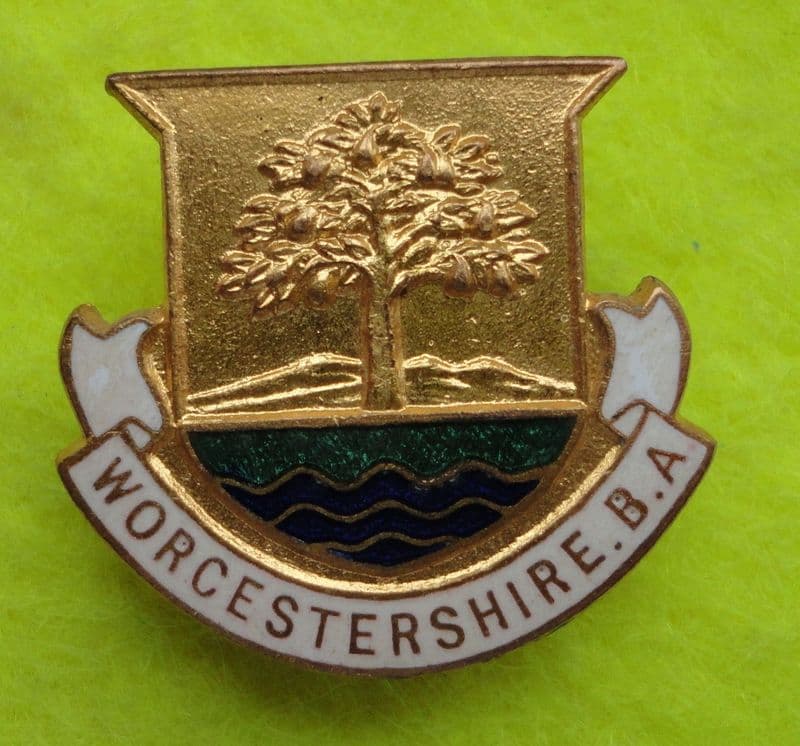Worcestershire BA (HW Miller) Enamel Pin Badge