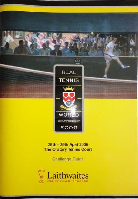 World Championships 2006 Programme (Real Tennis)