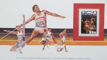 World of Stamps Collection "Decathlon"