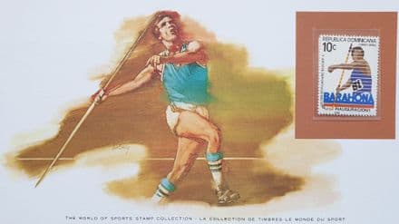 World of Stamps Collection "Javelin Throw"