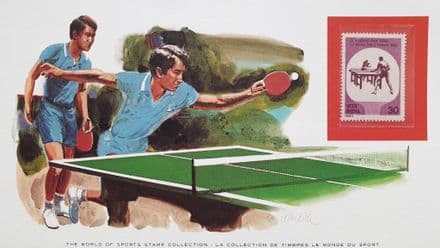 World of Stamps Collection "Table Tennis"