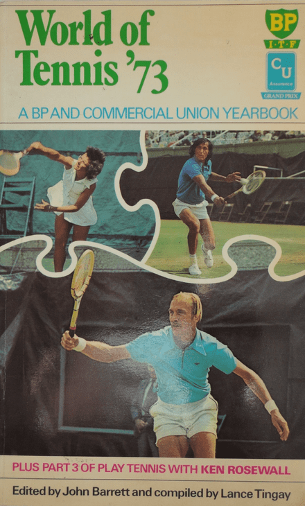 World of Tennis '73 ed by J Barrett (Reference Copy)