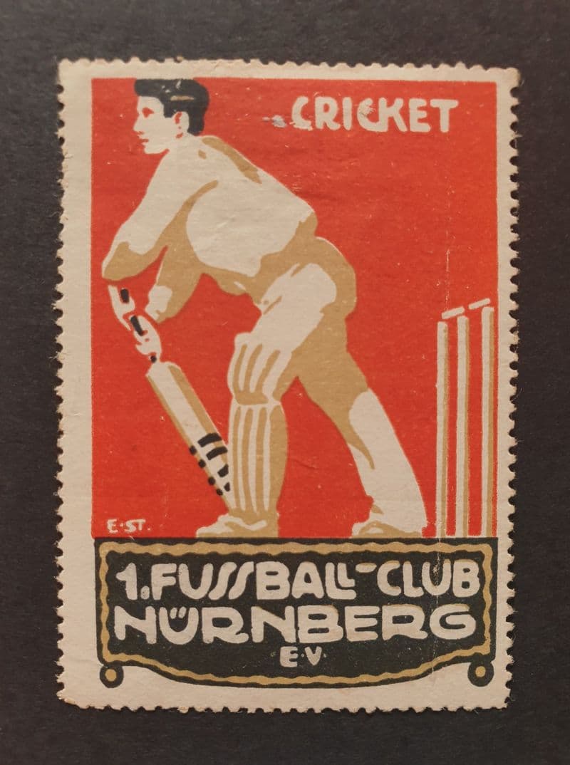 World's First Cricket Stamp (1900s)