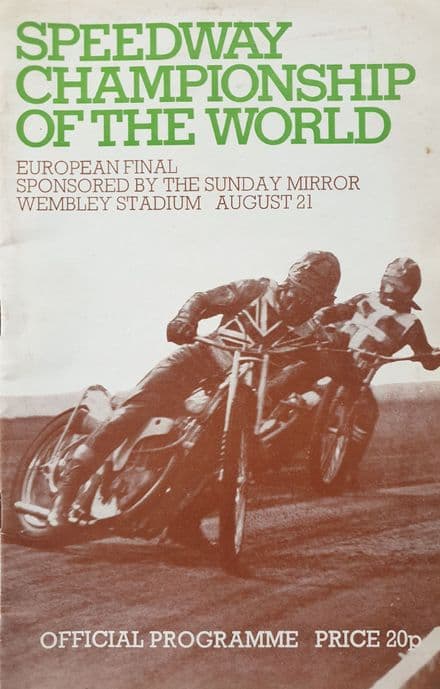 World Speedway Championship European Final (1971, Aug 21)