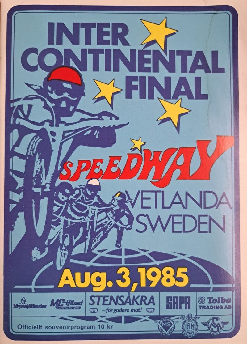 World Speedway Championship Intercontinental Final (1985, Aug 3rd)