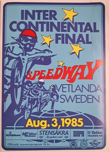 World Speedway Championship Intercontinental Final (1985, Aug 3rd)