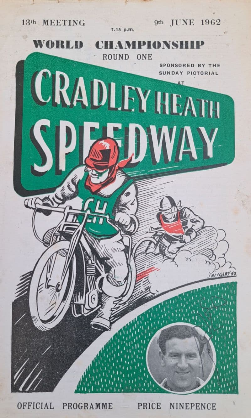 World Speedway Championship Qualifier (1962, Jun 9th) SIGNED