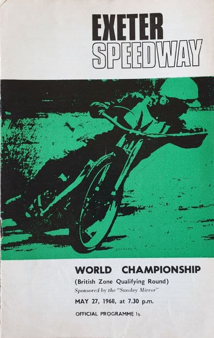 World Speedway Championship Qualifier (1968, May 27th)