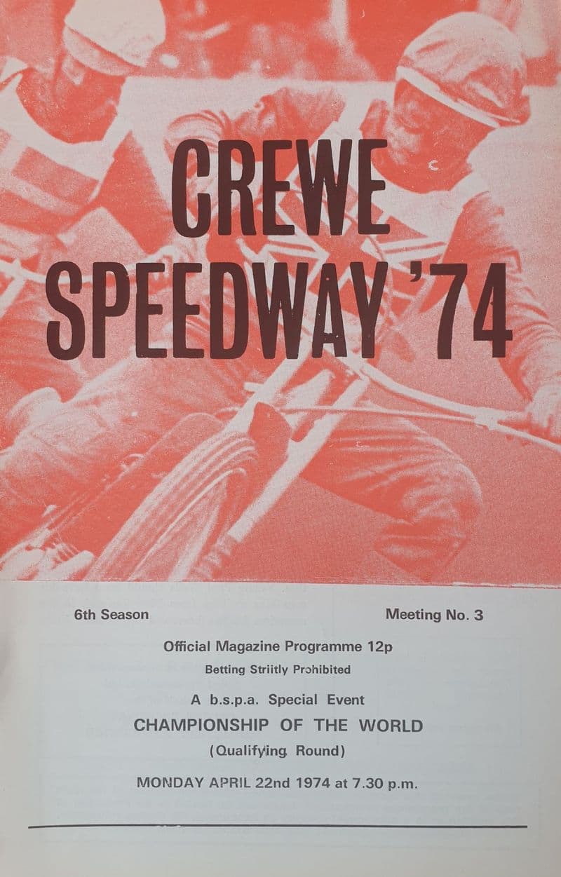 World Speedway Championship Qualifier (1974, Apr 22)