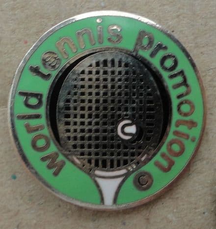 World Tennis Promotion Enamel Pin Badge