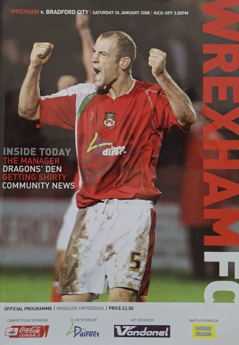 Wrexham v Bradford City, Div 2 (2008, Jan 26th)