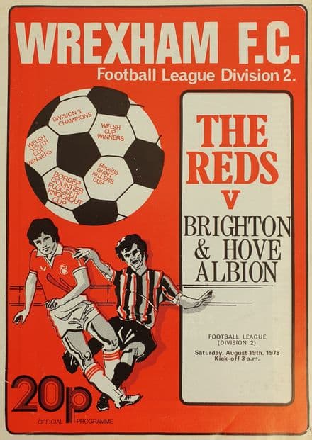 Wrexham v Brighton, Div 2 (1978, Aug 19th)