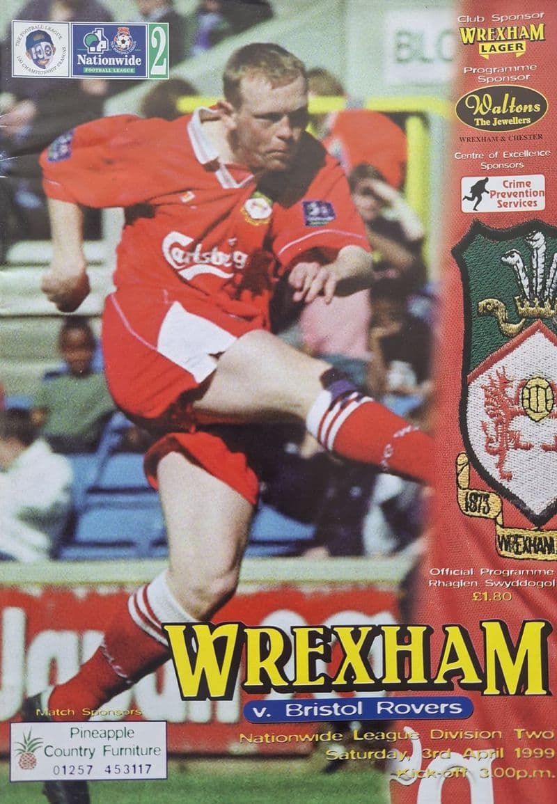 Wrexham v Bristol Rovers, Div 2 (1999, Apr 3rd)